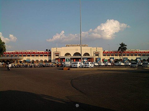 Tiruchy railway station (Photo|Balajijagadesh/Wikipedia)