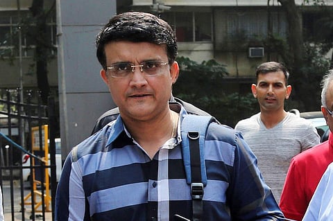 Sourav Ganguly, arrives to file nomination for the post of Board of Control of Cricket in India (BCCI) president at the BCCI headquarters. (Photo | AP)