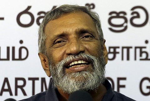 Chairman of the Election Commission of Sri Lanka Mahinda Deshapriya (Photo| AP)
