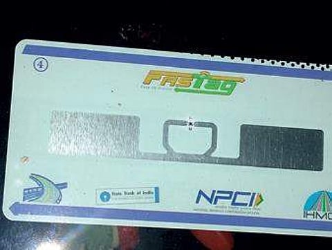 FASTag sticker
