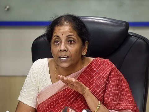 Finance Minister Nirmala Sitharaman. (Photo | PTI)