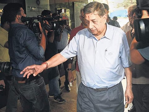 N Srinivasan became the first chairman of ICC in 2014, a chair he occupied till 2015