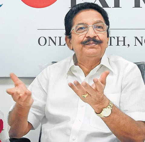 Former governor of Maharashtra Ch Vidyasagar Rao speaks at Express Chat in Hyderabad on Tuesday | RVK Rao