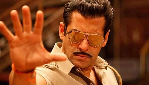 Bollywood actor Salman Khan in 'Dabangg 3' (Photo | YouTube Screengrab)