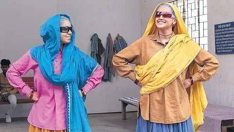 Bhumi Pednekar and Taapsee Pannu in Saand Ki Aankh.