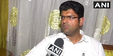 Jannayak Janata Party chief Dushyant Chautala (Photo | ANI)