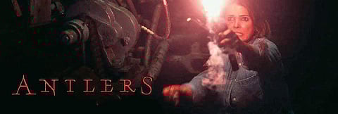 Julia Meadows in a poster of 'Antlers'