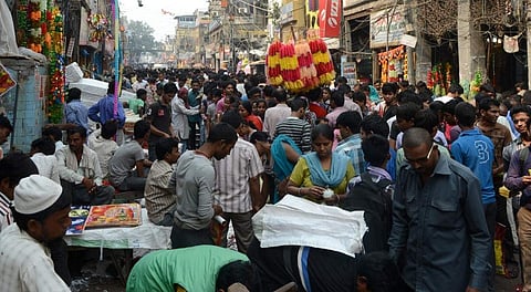 Security is at the highest alert in three crowded markets -- Sarojini Nagar, Lajpat Nagar and Karol Bagh localities. (Photo | AFP)
