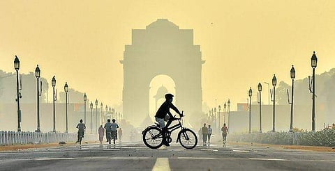 The AQI fluctuated between 260 and 300 across several areas. | ( Photo | PTI )