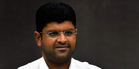 Jannayak Janta Party leader Dushyant Chautala (Photo | PTI)