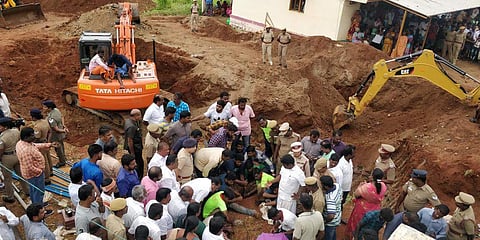 Rescue operations are in full flow to rescue Sujith alive. (Photo| EPS)