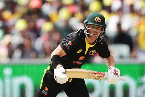 David Warner. (Photo | Twitter/Cricket.com.au)
