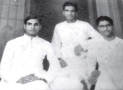 Old photographs of family members found inside the Kulathara Koodathil family residence at Karamana