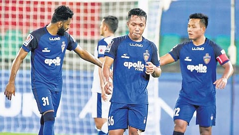 Chennaiyin FC. (File Photo | EPS/D Sampath Kumar)