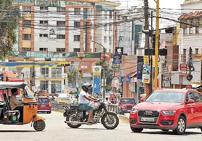 The busy Vazhuthacaud junction (Photo | B P Deepu, EPS)