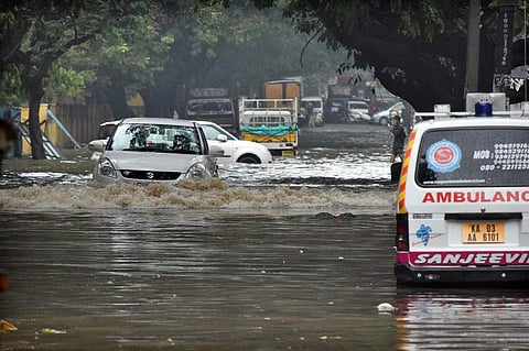Water logging in Bengalauru's Electronic city (File Photo |EPS)