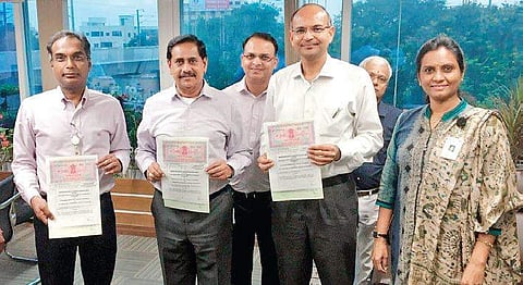 HMRL and CSIR-IICT sign an MoU to set up a scientific corridor between Secunderabad East and Nagole Metro stations, in Hyderabad on Thursday