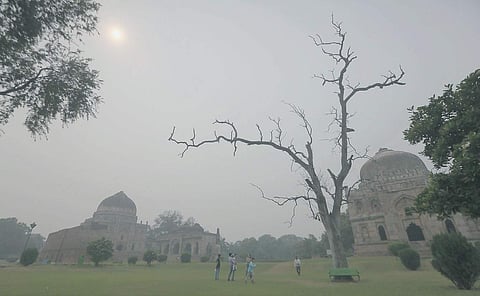 Effective stubble burning fire count for 30 October 2019 reached 2,396 as Delhi continued to be covered under a thick layer of smog. (Photo | Shekhar Yadav, EPS)