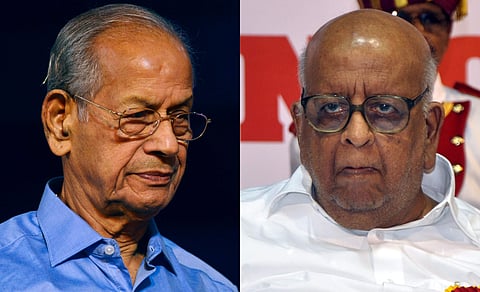 (L)Principal Adviser to Delhi metro rail E Sreedharan, (R) Former Chief Election Commissioner of India TN Seshan. (Photo| EPS)