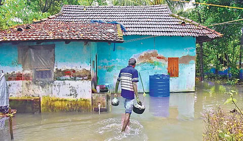Many parts of Kochi were inundated during the heavy showers. Preventing waterlogging and providing potable water to the growing populace are some of the challenges that civic authorities face (File photo)