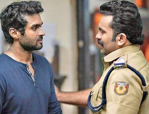 Noble Thomas and Aju Varghese in a still from Helen