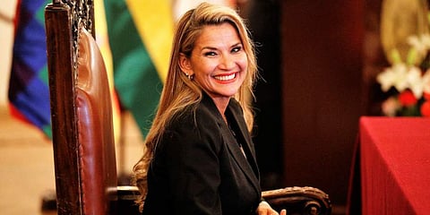 Jeanine Anez faces the challenge of stabilizing the nation and organizing national elections within three months at a time of political disputes that pushed former President Evo Morales to fly off to self-exile in Mexico after 14 years in power. (Photo |
