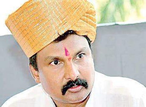 Congress candidate in Gokak seat Lakhan Jarkholi