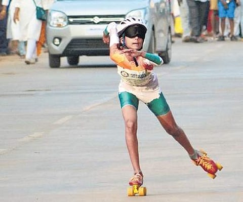 Ojal Nalavade with Guinness Book of World Records certificate| D Hemanth