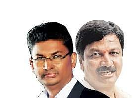 Jarkiholi brothers: Satish Jarkiholi and Ramesh Jarkiholi (File photo)