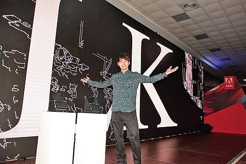 Takuma Nakata at the DesignUp festival that took place at The Lalit Ashok Bangalore| Shriram BN