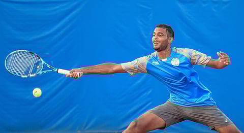 Indian tennis star Ramkumar Ramanathan (File | PTI)