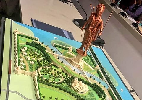 Model of Grand Ram temple to come up in Ayodhya. (Photo | IANS)