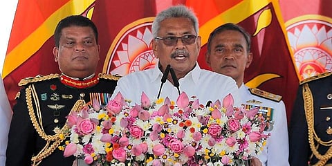 Newly-elected Sri Lankan President Gotabaya Rajapaksa (Photo | AP)