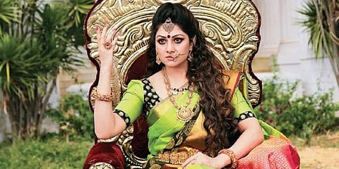 A still from Radhika Kumaraswamy-starrer 'Damayanti'.