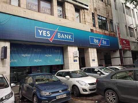 An Yes Bank branch in New Delhi (File photo| IANS)
