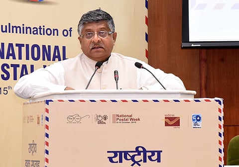 IT Minister Ravi Shankar Prasad (File photo| IANS)