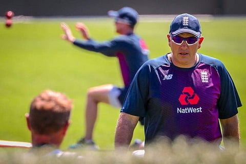 England's head coach Chris Silverwood. (Photo | AFP)