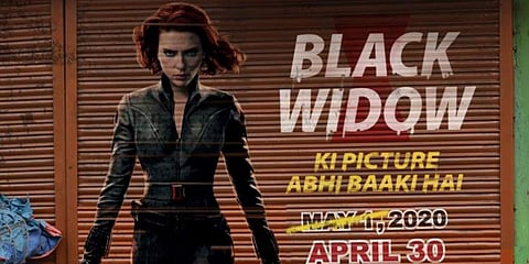 'The Black Widow' first look poster. (Photo | Twitter)