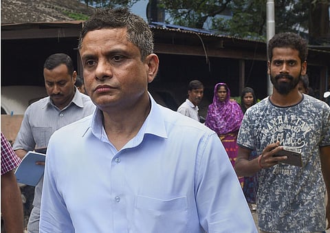 Former Kolkata Police Commissioner Rajeev Kumar appears before the Alipore court (File Photo | PTI)