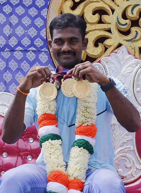 Para-athlete G Anandan. (Photo | EPS)
