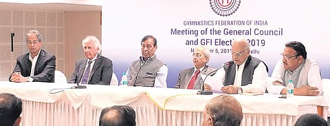 Elections of the Gymnastics Federation of India were held on Tuesday.