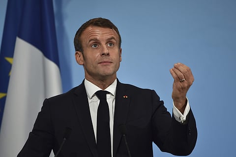 French President Emmanuel Macron (File photo| AP)