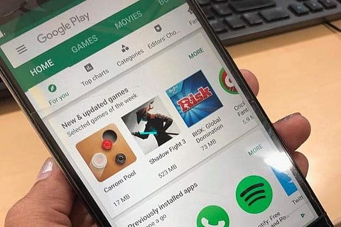 Google Play Store (Photo | Shadab Akhtar Rabbani)