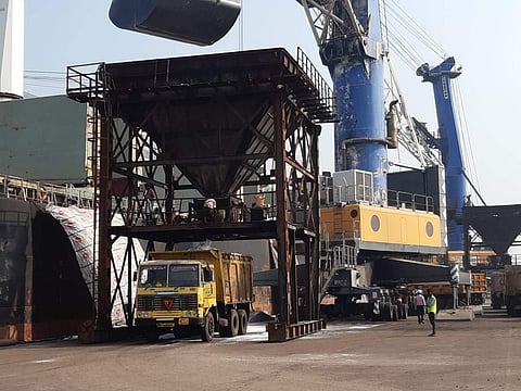 The consignment of urea was transferred from the ship to Karaikal Port’s warehouse soon after arrival.