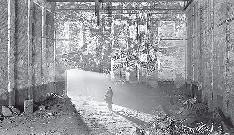 A still from the film, Cat Sticks