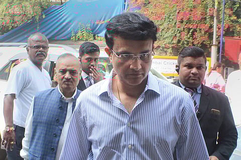 Caption: Mumbai Board of Control for Cricket in India BCCI president Sourav Ganguly. (Photo | PTI)