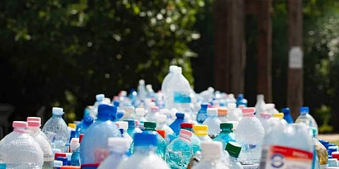 Image of PET bottles used for representational purpose only