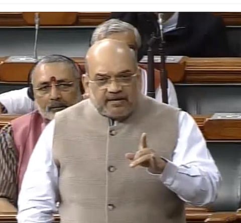 Amit Shah in Lok Sabha