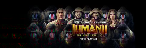 Jumanji: The Next Level poster. (Photo | Twitter)