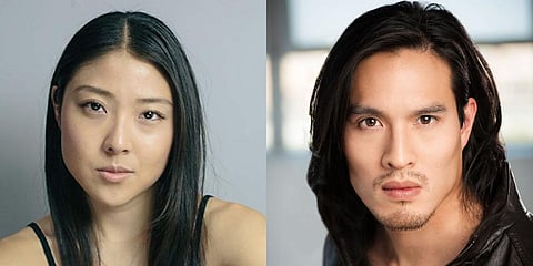 Miki Ishikawa(L) and Desmond Chiam (R)